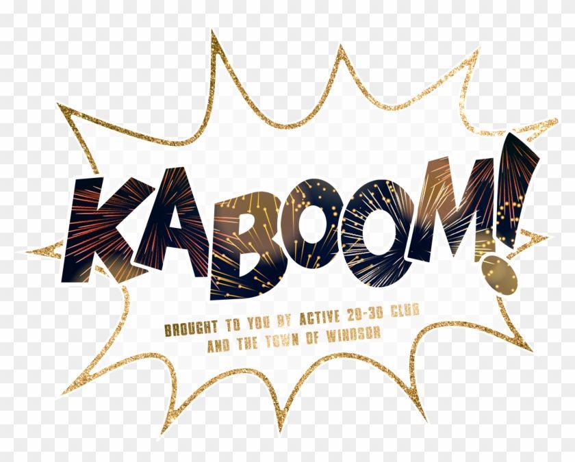 Kaboom Logo - Kaboom Logo With White Design, HD Png Download