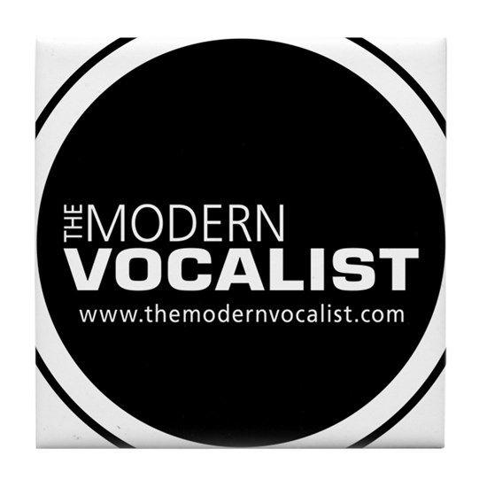 Vocalist Logo - The Modern Vocalist Tile Coaster