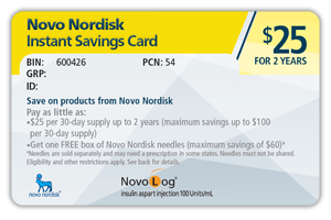 Novolog Logo - NovoLog® Savings And Co Pay Information. NovoLog® Insulin Aspart