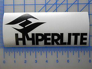Hyperlite Logo - Details about Hyperlite Logo Decal Sticker 7.5 11 Wakeboard Wakeskate Bindings Vest Hat Line