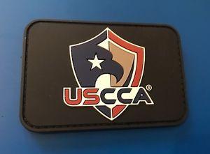 USCCA Logo - USCCA CONCEALED CARRY Tactical Firearm PISTOL PVC PATCH & BONUS FLAG ...