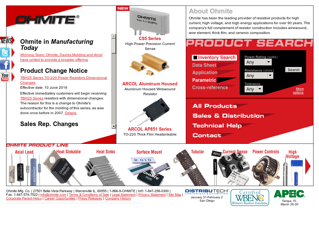 Ohmite Logo - Ohmite Competitors, Revenue and Employees - Owler Company Profile