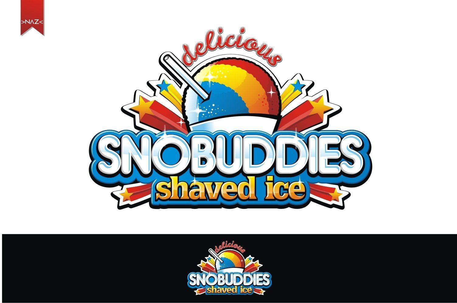 Shaved Logo - Snobuddies shaved ice logo by >NAZ. Graphic design. Ice logo