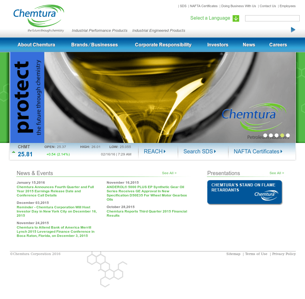 Chemtura Logo - Chemtura Competitors, Revenue and Employees - Owler Company Profile