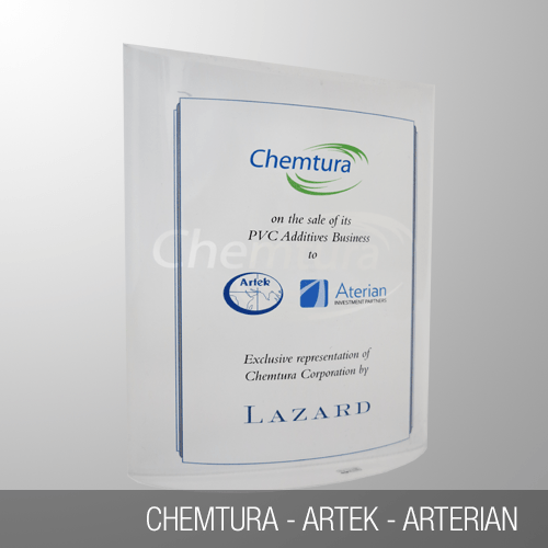 Chemtura Logo - Chemtura - Artek - Aterian - Natrium Capital Ltd