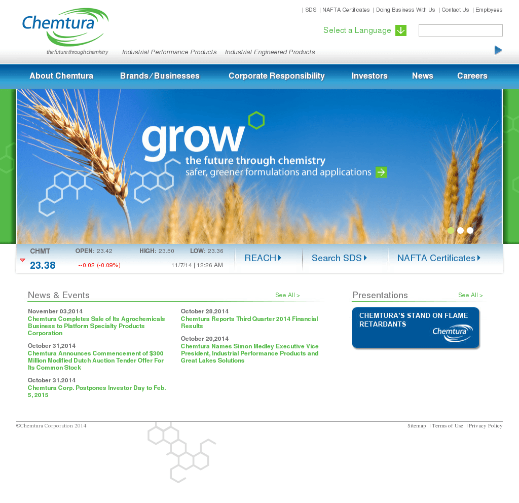 Chemtura Logo - Chemtura Competitors, Revenue and Employees - Owler Company Profile