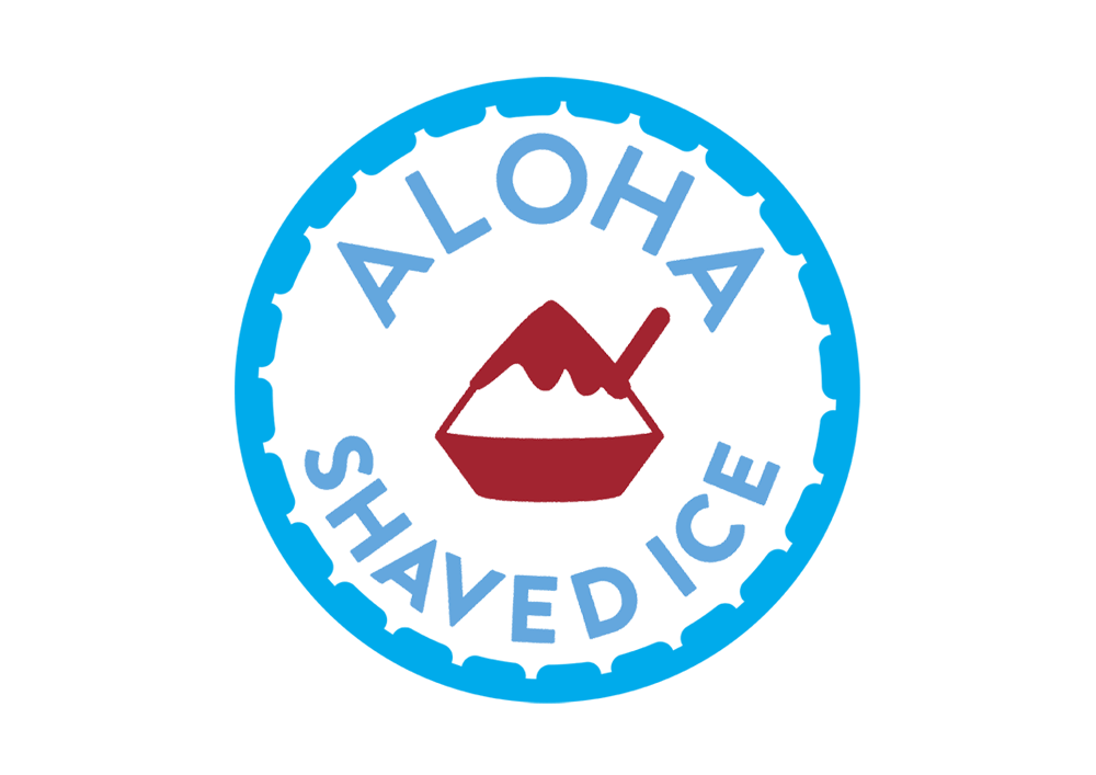 Shaved Logo - Aloha Shaved Ice Zhou Design