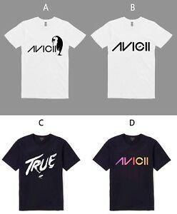 Avicii Logo - Details about New Avicii Music dj Logo Tim Bergling Men's T Shirt Black  White Sizes S to 3XL