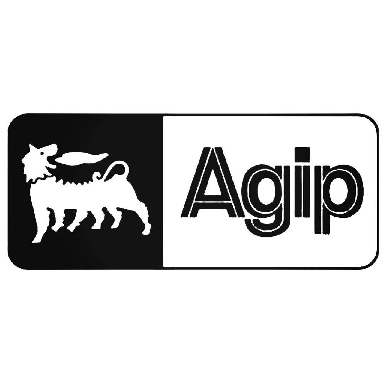 Agip Logo - Agip Logo 2 Decal Sticker