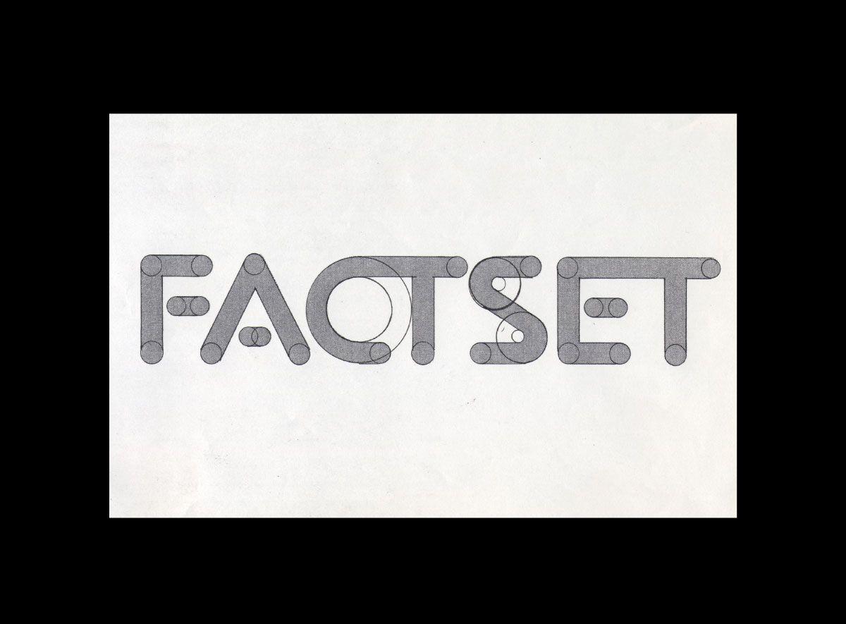 FactSet Logo - years of Chermayeff & Geismar & Haviv. Logo Design Love