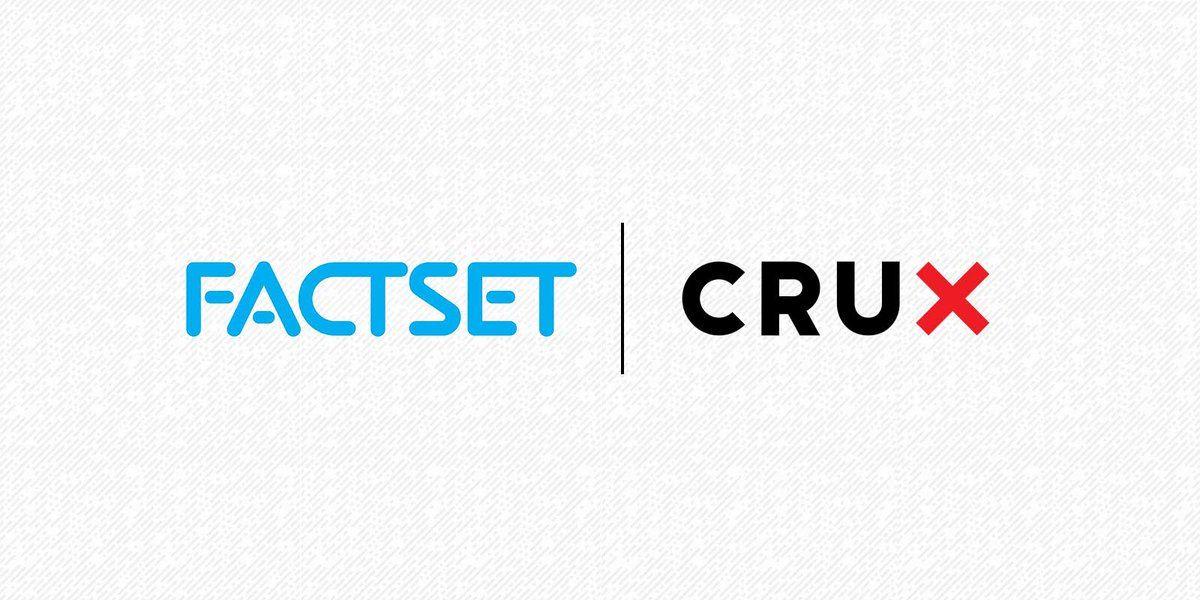 FactSet Logo - Crux are delighted to welcome to the Crux