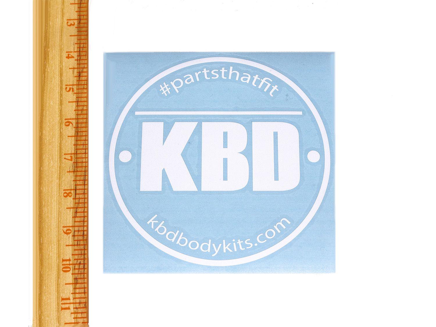 KBD Logo - KBD Logo Sticker - Medium DCL-0002