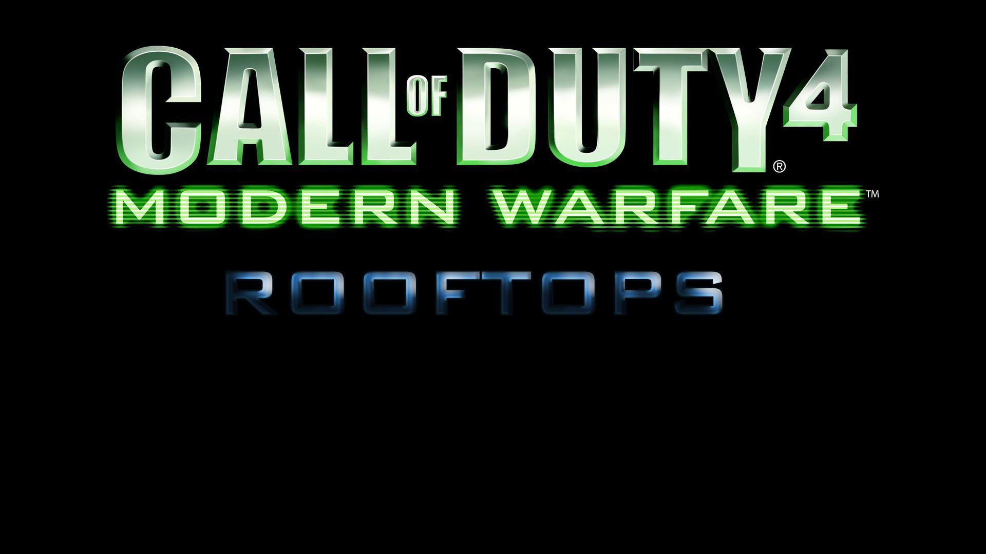 COD4 Logo - ROOFTOPS Title Logo image: Rooftops Campaign mod for Call