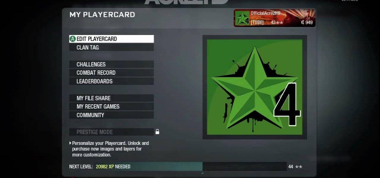 COD4 Logo - How to Create a Call of Duty 4 star logo playercard emblem in Black