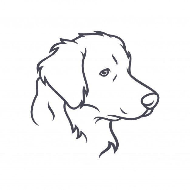 Labrador Logo - Labrador Retriever Dog Logo Icon Illustration Mascot Vector