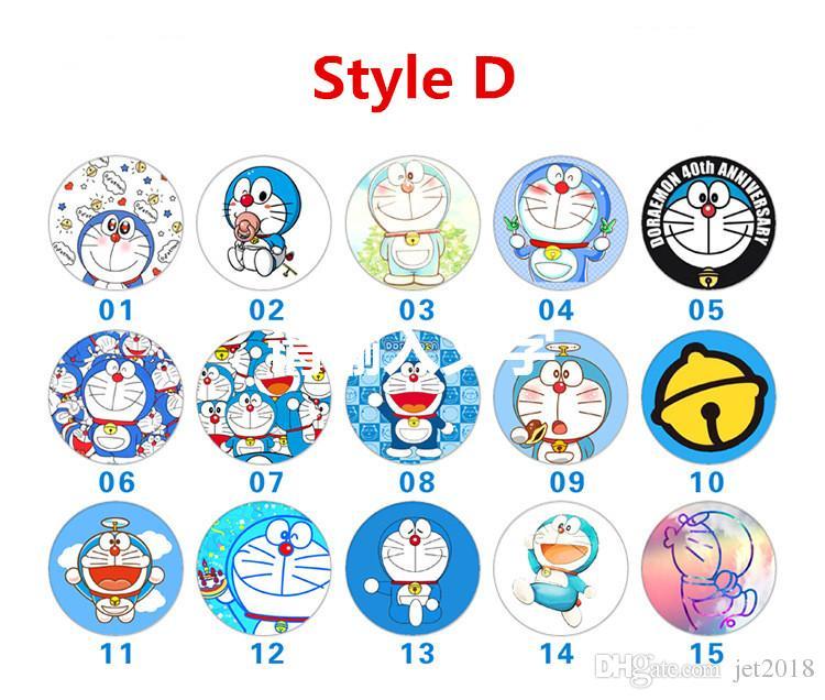 Braket Logo - bracket Doraemon Multi-function car phone holder Vibrato live artifact Gift  custom logo post lazy mobile phone bracket ring bracket