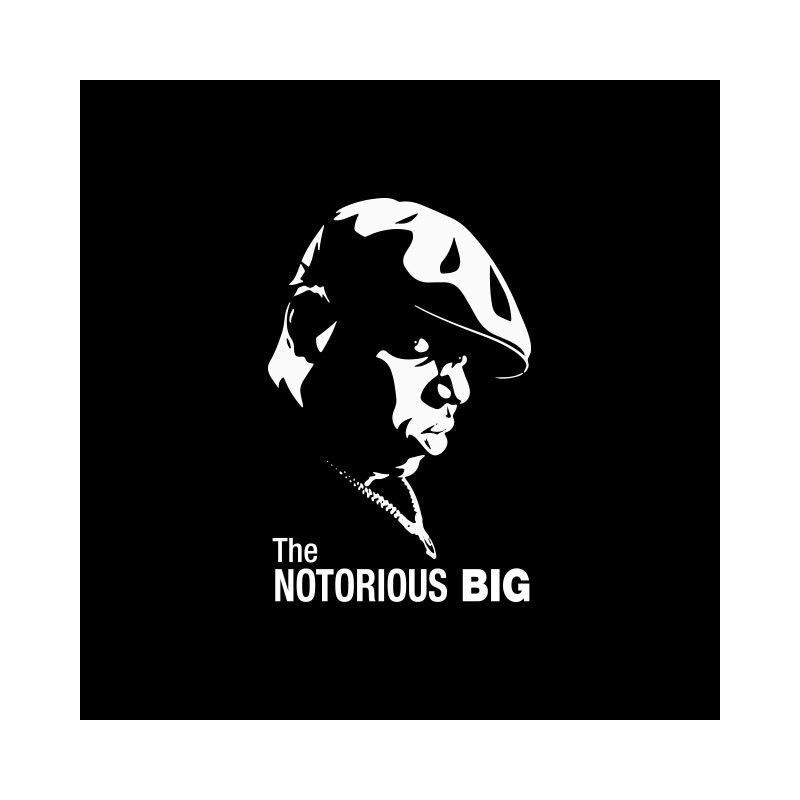 Notorious Logo - Tee shirt The Notorious Big profile artwork noir