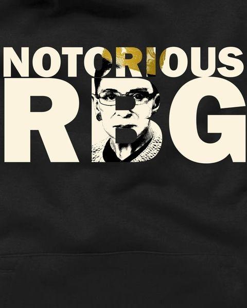Notorious Logo - Notorious RBG Imprint Logo Hoodie
