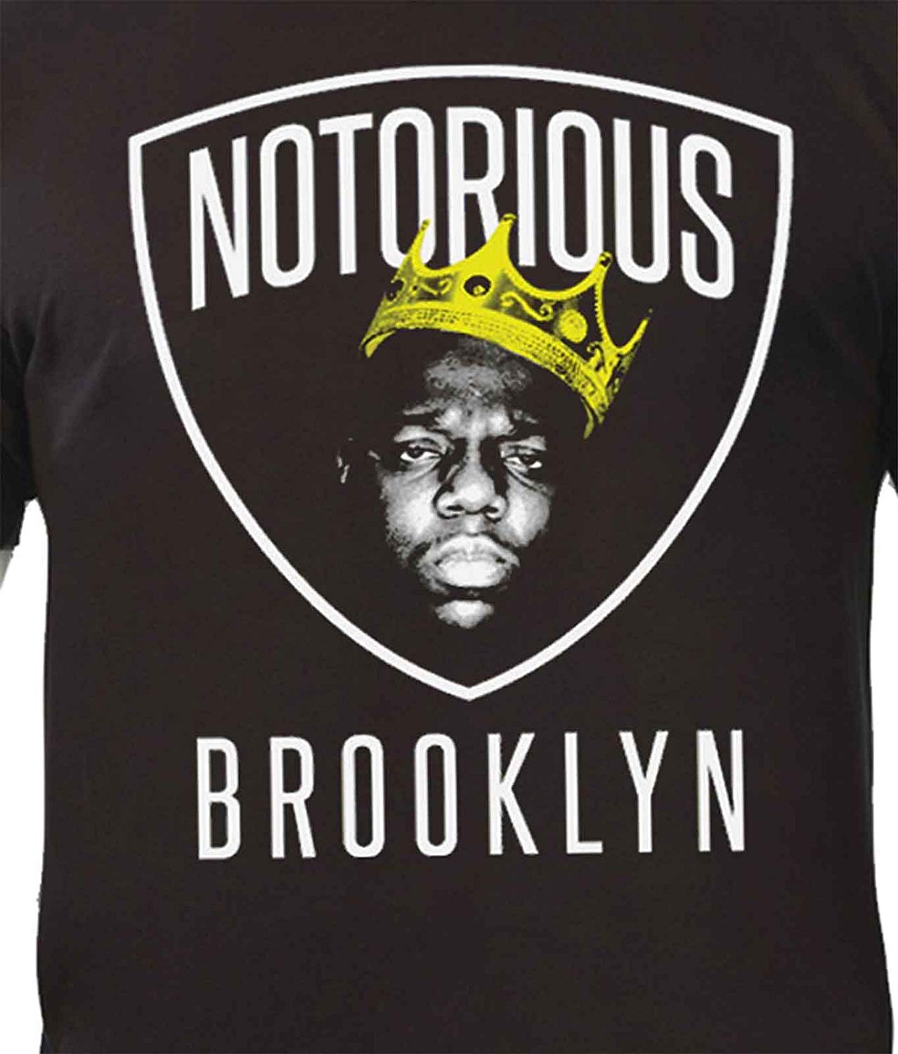 Notorious Logo - Biggie Small T Shirt Notorious B.I.G Brooklyn Crown Logo