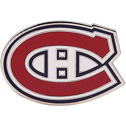 Canadiens Logo - Amazon.com : WinCraft NHL Montreal Canadiens Logo 1-inch Metal ...