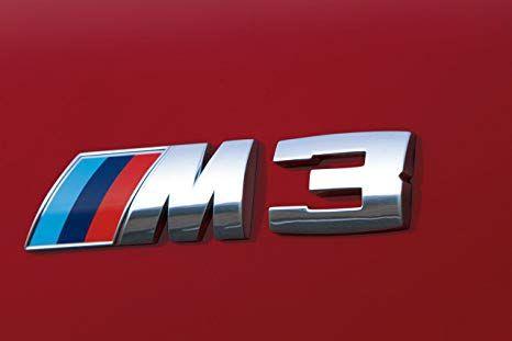 BMW M3 Logo - BMW ///M3 Logo Rear Logo Emblem Badge For BMW M3 3 Series 320d 320i