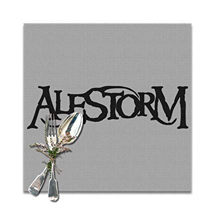 Alestorm Logo - Amazon.com: PEACE NEW STORE Place Mats Set of 6, Alestorm Logo ...