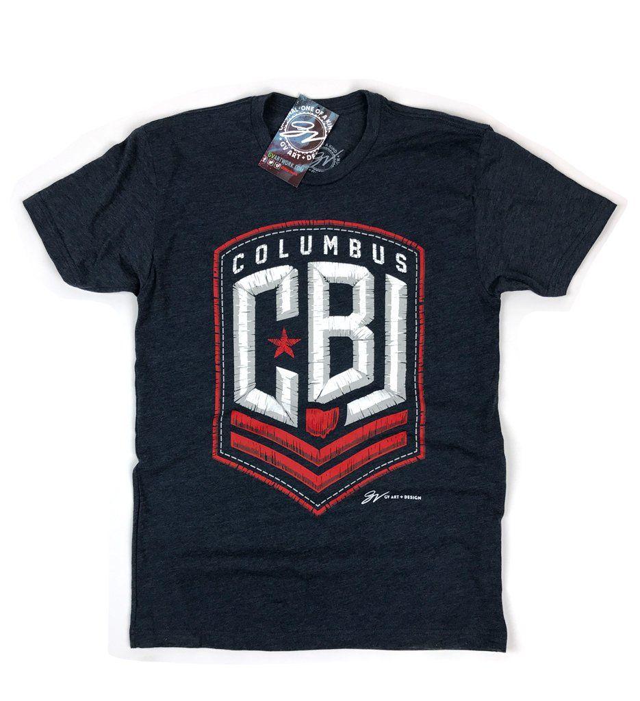 Columbus Logo - CBJ Columbus Hockey Logo T shirt