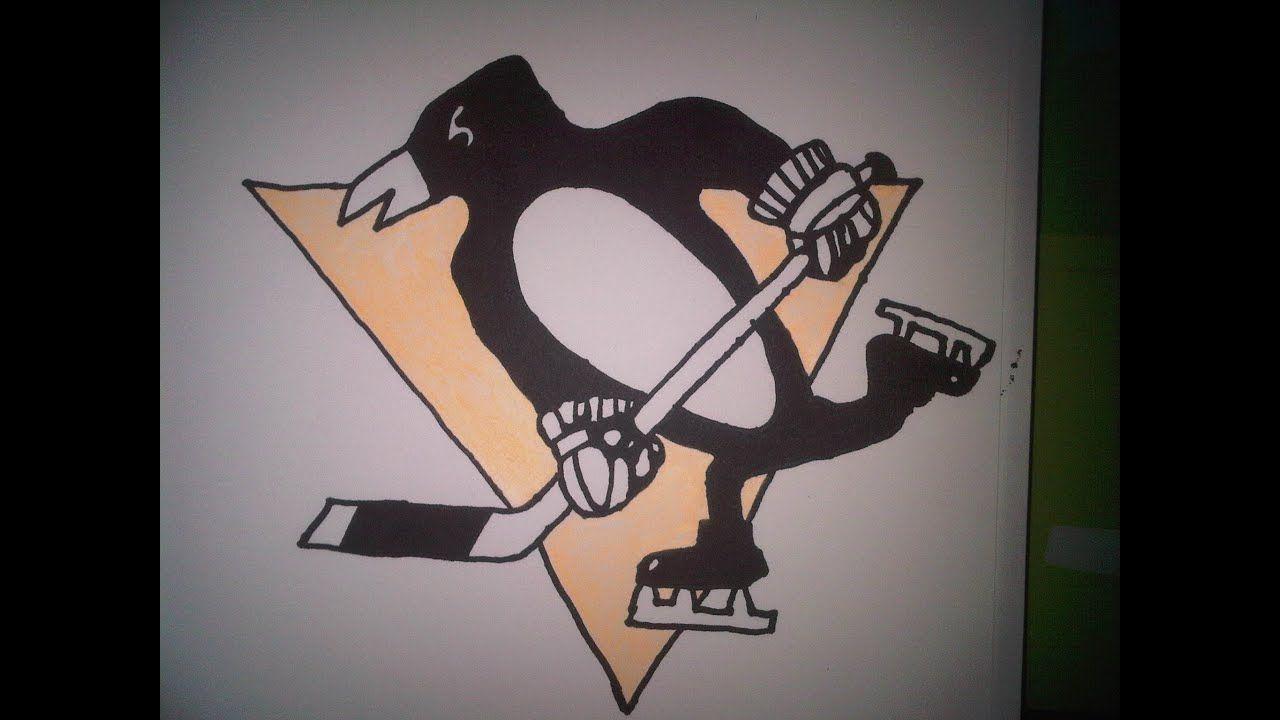 Peinguins Logo - How to Draw the Pittsburgh Penguins logo
