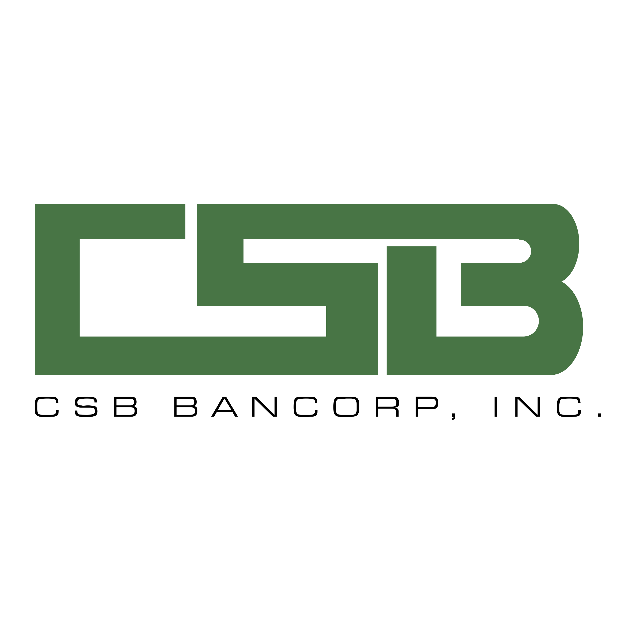 Bancorp Logo - CSB Bancorp Logo PNG Transparent & SVG Vector - Freebie Supply