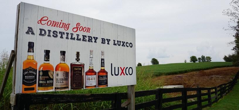 Luxco Logo - Luxco Unveils New Kentucky Distillery Name as Construction Continues ...