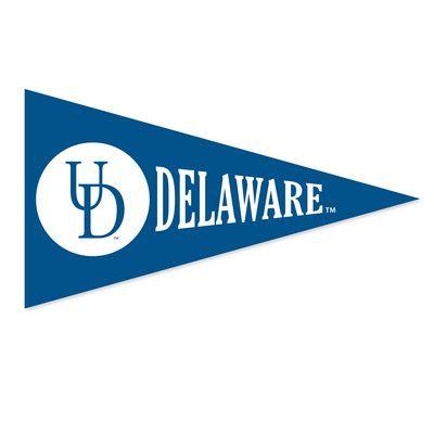 Delaware Logo - Delaware Blue Hens Mini Logo Pennant Magnet from Collegiate Pacific ...