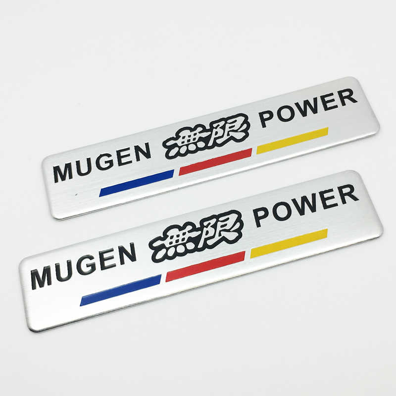 S2000 Logo - ANTINIYA Aluminum MUGEN POWER Car Sticker Emblem Chrome Logo Rear Badge for  HONDA Civic Accord S2000 CR-V Car-Styling Covers