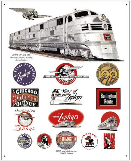 Cb&Q Logo - CB&Q, Burlington, Big Boy, train, railroad, railway, diesel, steam ...