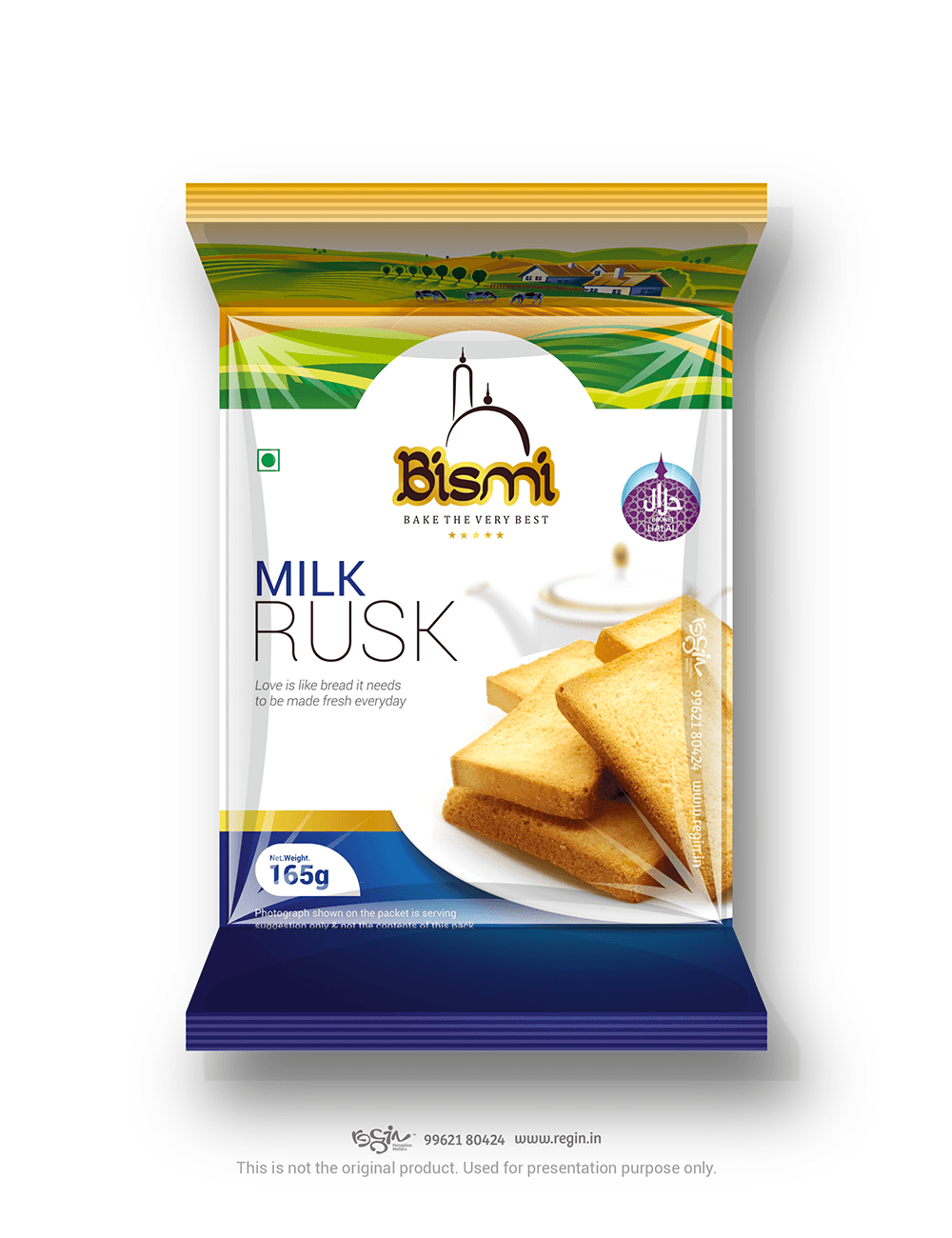 Rusk Logo - Bismi Rusk Packaging Design. Packaging Design. Packaging design