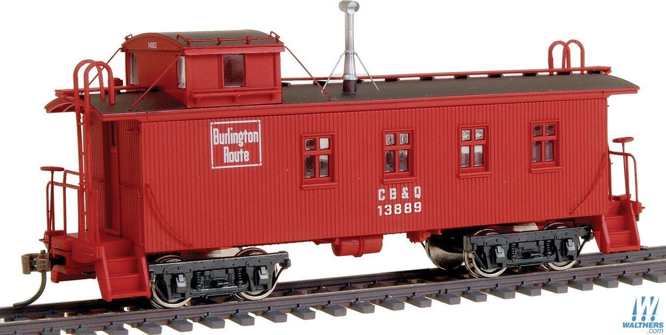 Cb&Q Logo - Walthers - 30' CB&Q 4-Window Wood Caboose - Ready-To-Run - Chicago ...