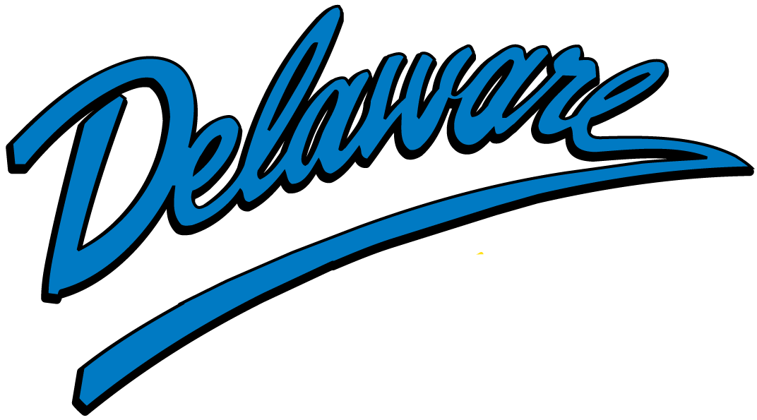 Delaware Logo - Delaware Blue Hens Wordmark Logo (1999) - Logo: Sport. Delaware