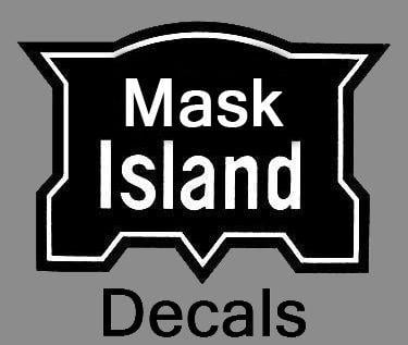 Cb&Q Logo - Mask Island Decals – Model Train Decals