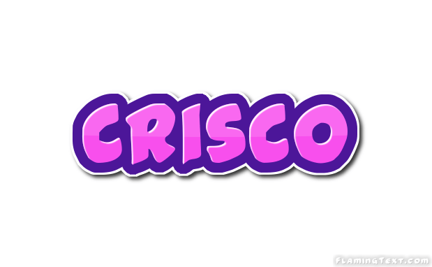 Crisco Logo - Crisco Logo | Free Name Design Tool from Flaming Text