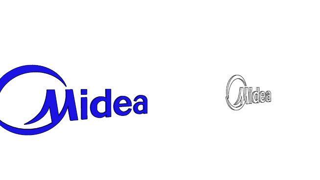 Midea Logo - Midea Logo With LED BacklitD Warehouse