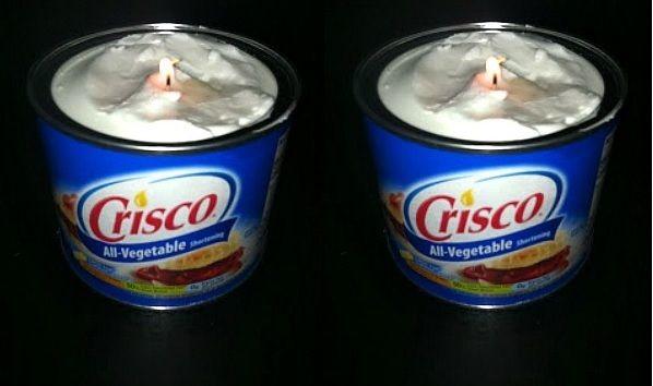 Crisco Logo - Easy Homemade Candle From Crisco – Survival Stronghold