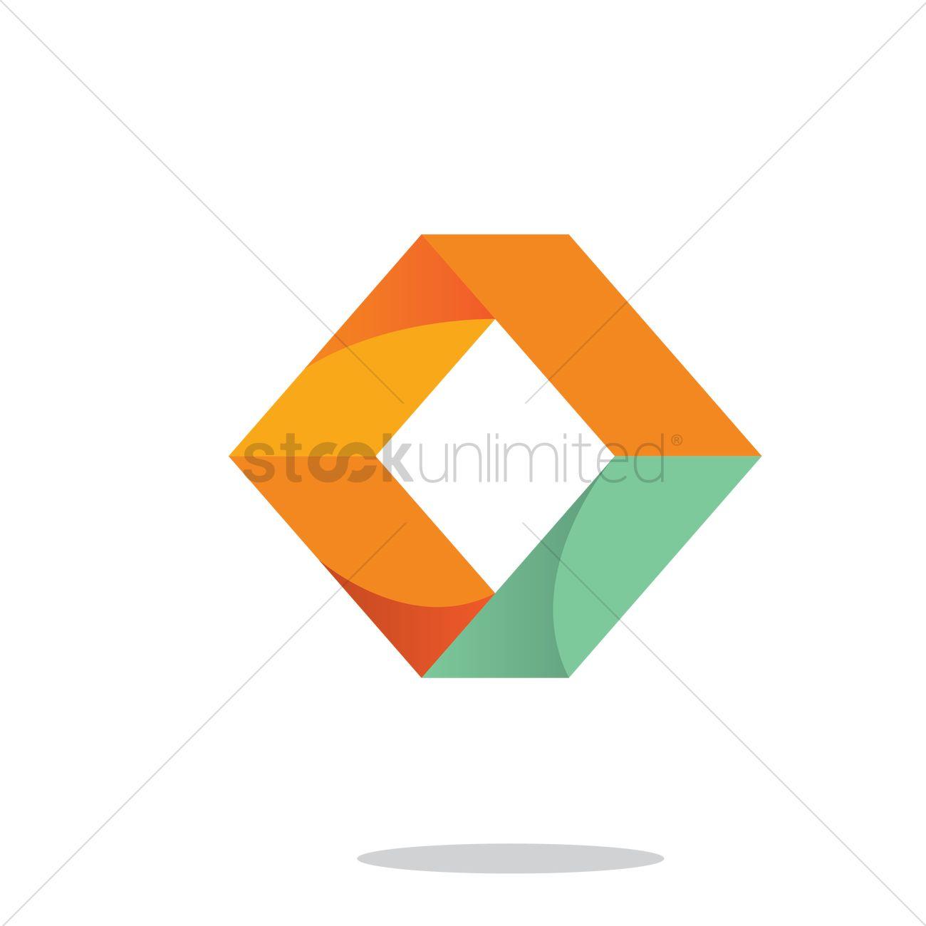 Rhombus Logo - Rhombus logo element Vector Image