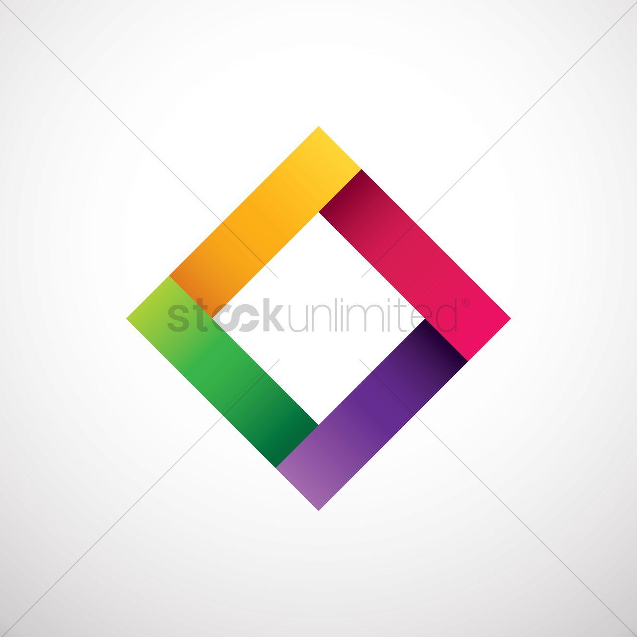 Rhombus Logo - Rhombus logo element Vector Image - 1628084 | StockUnlimited