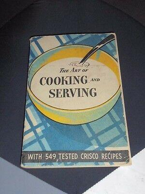 Crisco Logo - Vintage 1937 Art of Cooking & Serving Crisco Recipes Cookbook ...
