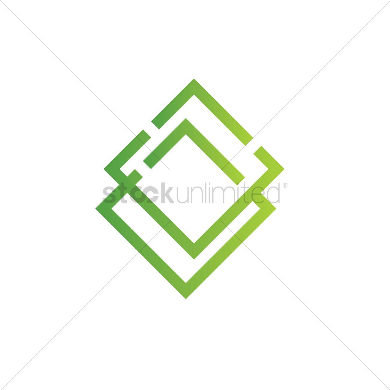 Rhombus Logo - Rhombus logo element Vector Image