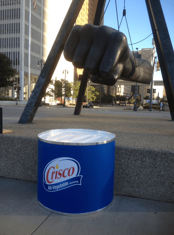 Crisco Logo - Detroit's massive jar of Crisco up for sale on eBay | Michigan Radio