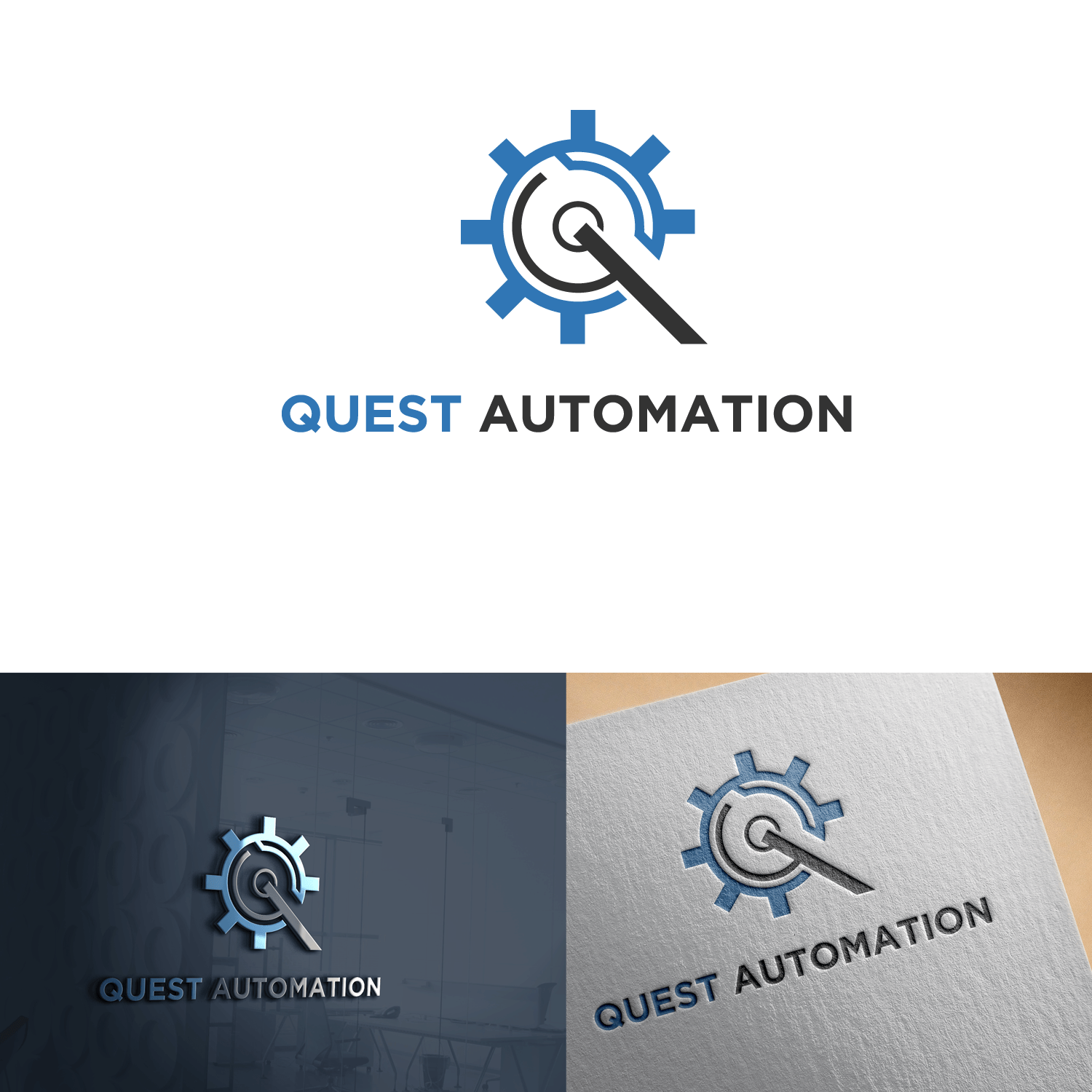 Automation Logo - Bold, Modern, Automation Logo Design for Quest Automation \ Quest ...