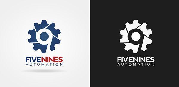 Automation Logo - 5 Nines Automation Logo on Behance | protospace | Logos, Logos ...