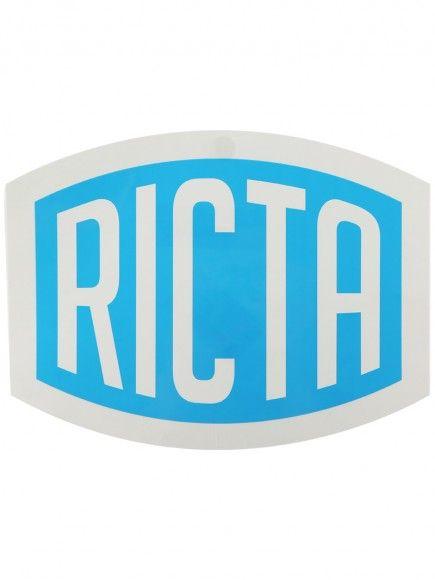Ricta Logo - Ricta Logo 10 Sticker White