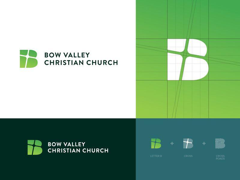 Christianity Logo - Bow Valley Christian Church Branding & Logo Design