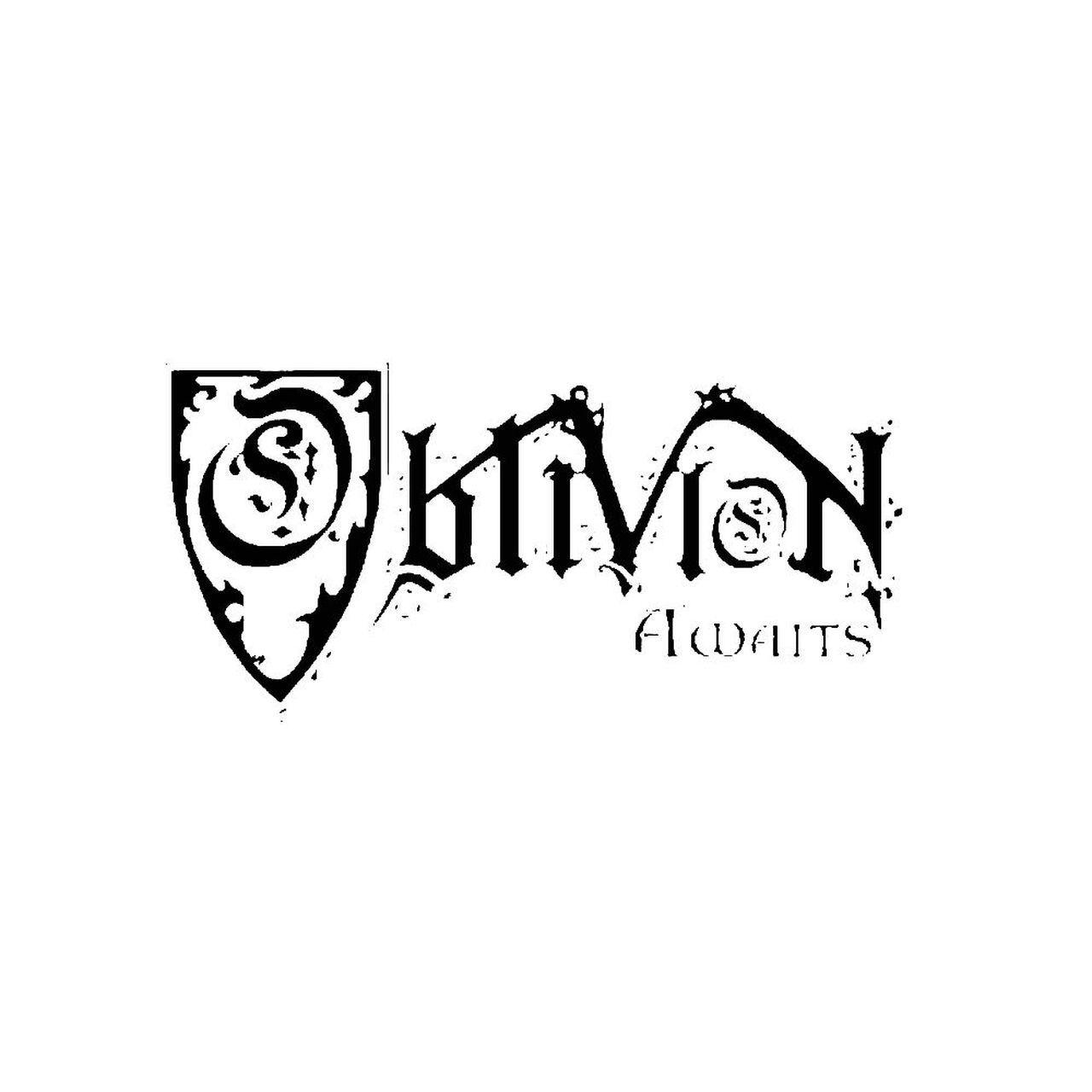Oblivion Logo - Oblivion Awaits Band Logo Vinyl Decal